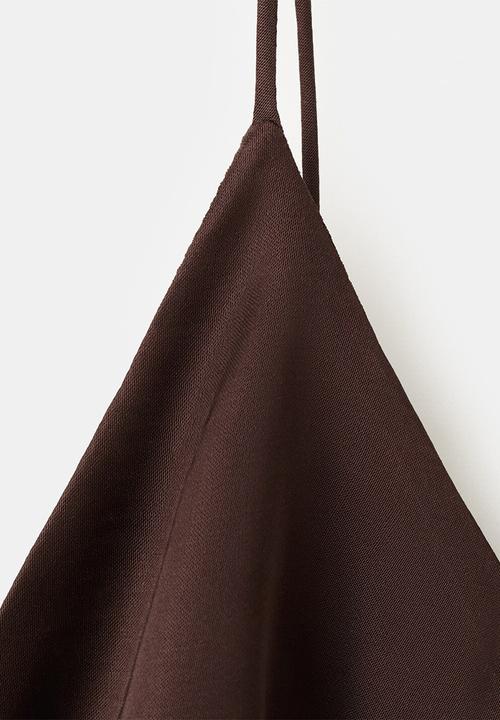 MANGO - Jumpsuit any - dark brown