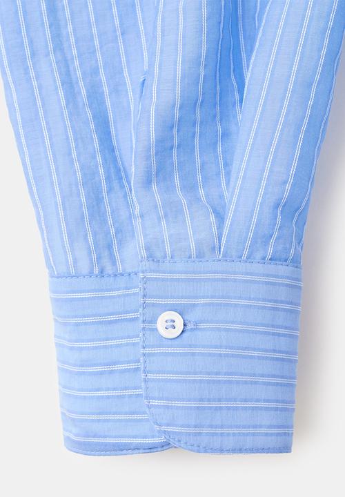 MANGO - Shirt belize - light/pastel blue
