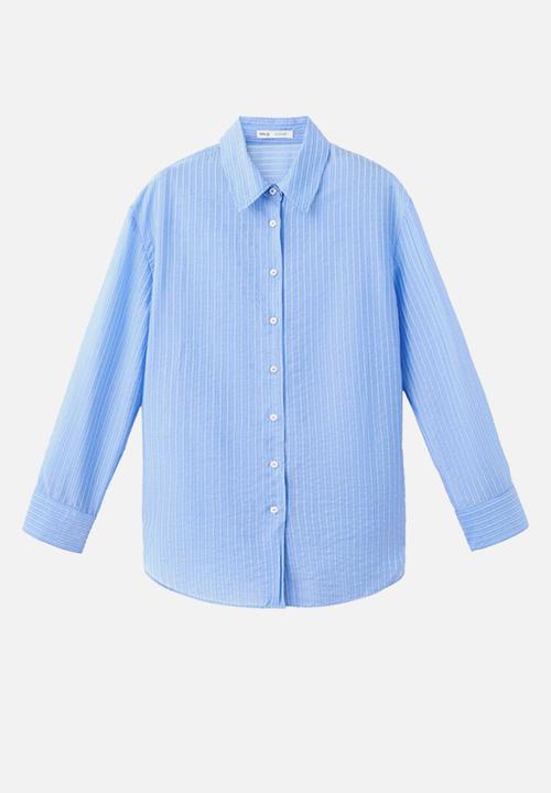 MANGO - Shirt belize - light/pastel blue