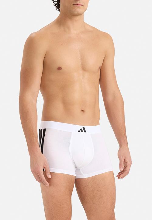 adidas Performance - 3 Stripes - Active Flex Cotton - 2PK  Low Rise Trunk - WW