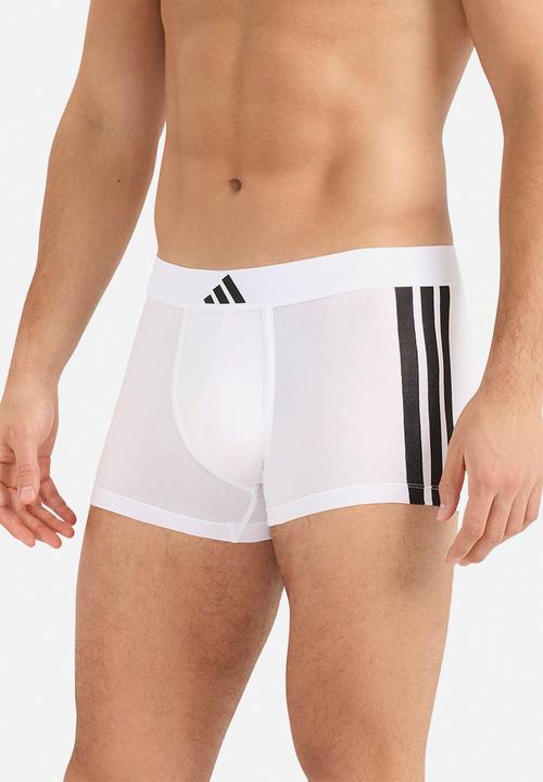 adidas Performance - 3 Stripes - Active Flex Cotton - 2PK  Low Rise Trunk - WW