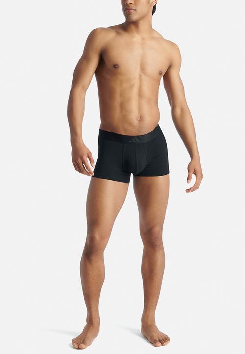 adidas Performance - 3 Stripes - Active Flex Cotton - 2PK  Low Rise Trunk - BB