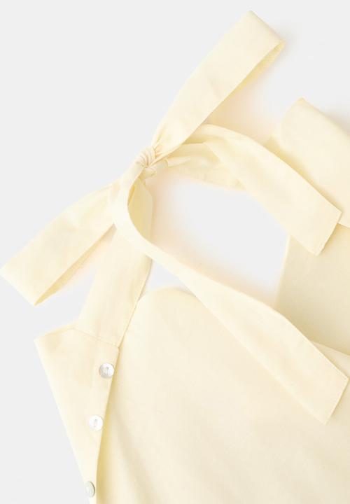 MANGO - Top playa- light/pastel yellow