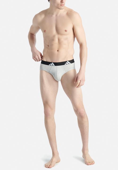 adidas Performance - Active Flex Cotton - 3PK Brief - WGB