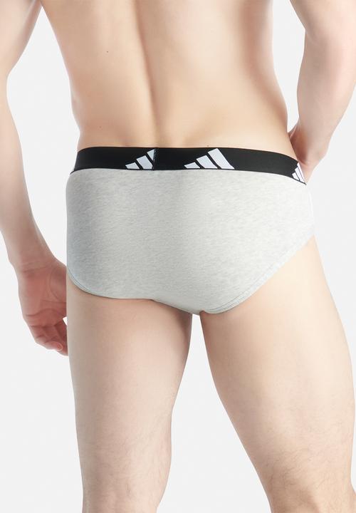 adidas Performance - Active Flex Cotton - 3PK Brief - WGB