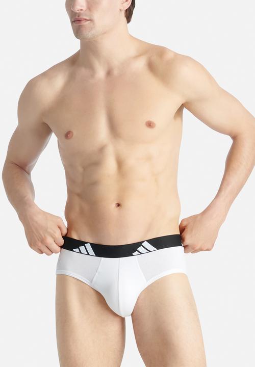 adidas Performance - Active Flex Cotton - 3PK Brief - WGB