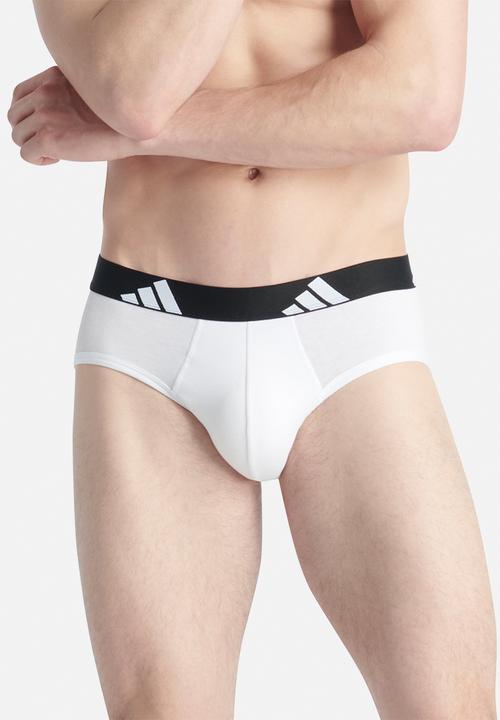 adidas Performance - Active Flex Cotton - 3PK Brief - WGB