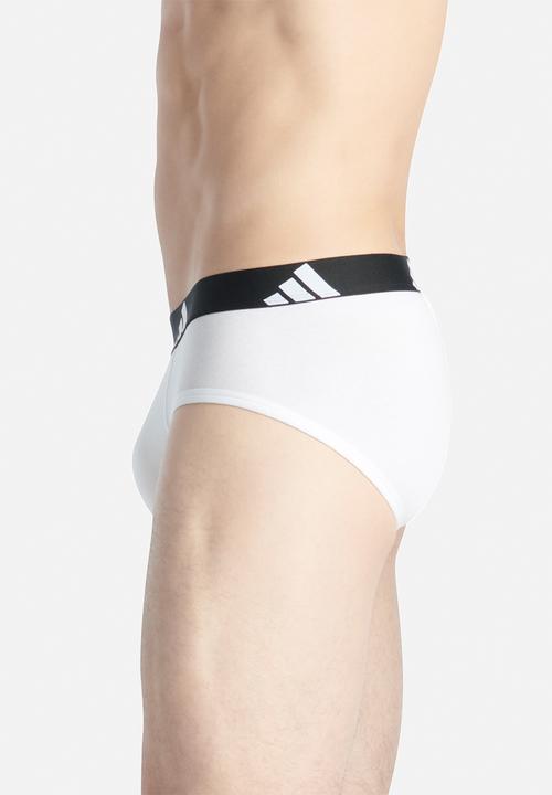 adidas Performance - Active Flex Cotton - 3PK Brief - WGB