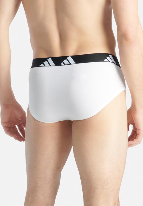 adidas Performance - Active Flex Cotton - 3PK Brief - WGB