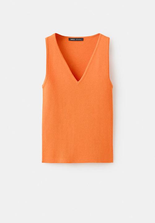 MANGO - Top beixamel - orange