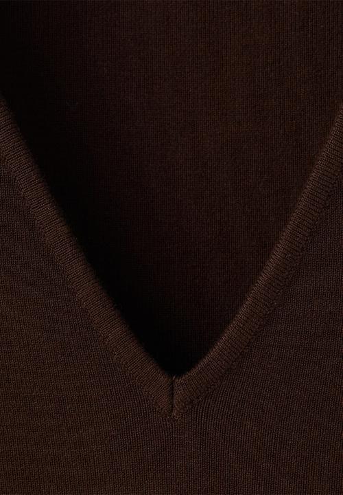 MANGO - Top beixamel - dark brown