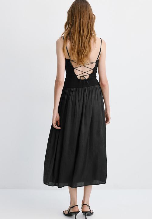 MANGO - Dress parroti - black