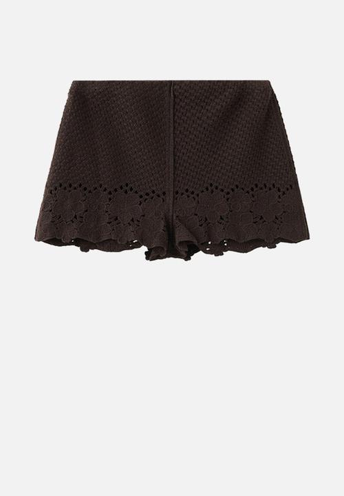 MANGO - Shorts mashi - brown