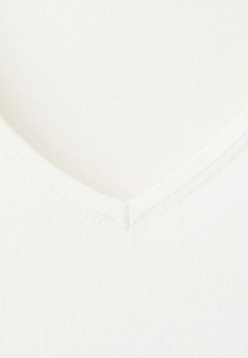 MANGO - Plus sweater escudell - white