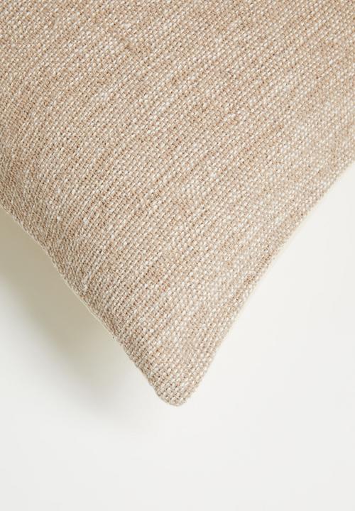 Sixth Floor - Woven Grid Cushion Cover - Natural