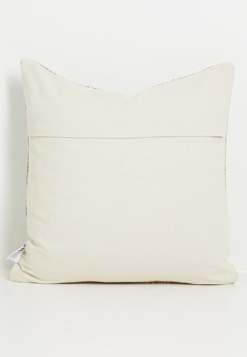 Sixth Floor - Cotton Woven Wool Blend Striped Cushion Cover - Mustard