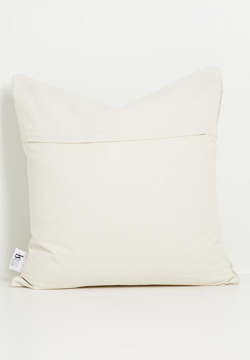 Sixth Floor - Jordan Stripe Cotton Woven Cushion Cover - Neutral