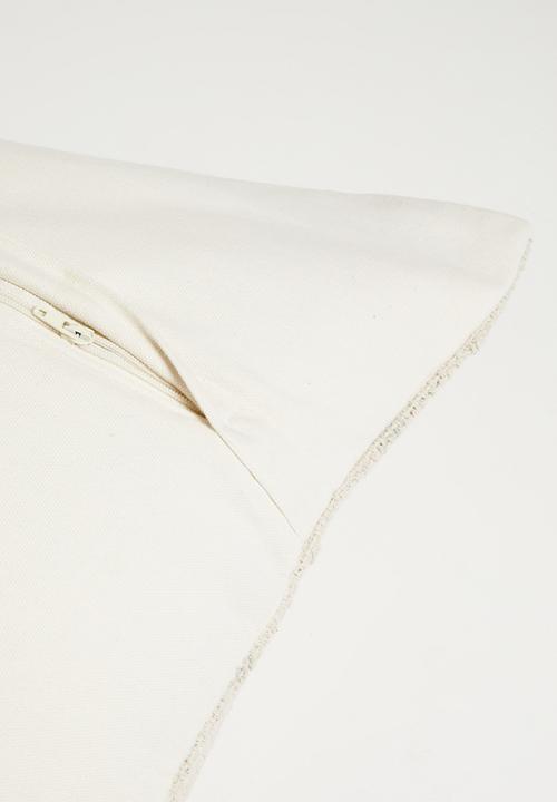 Sixth Floor - Jordan Stripe Cotton Woven Cushion Cover - Neutral