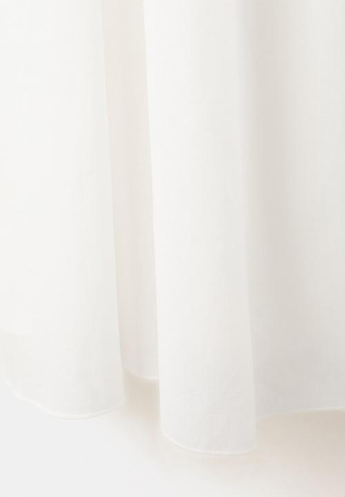 MANGO - Dress bolas - white
