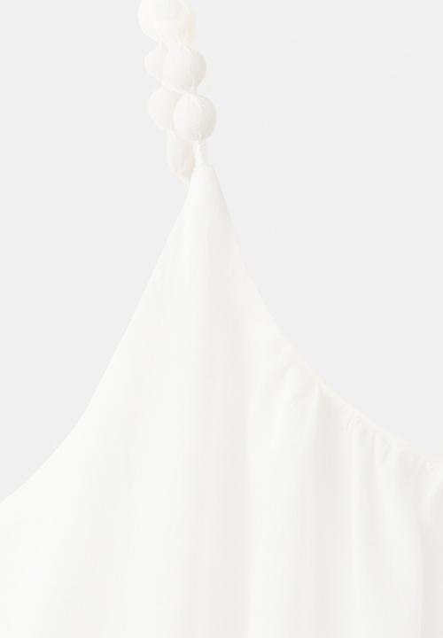 MANGO - Dress bolas - white