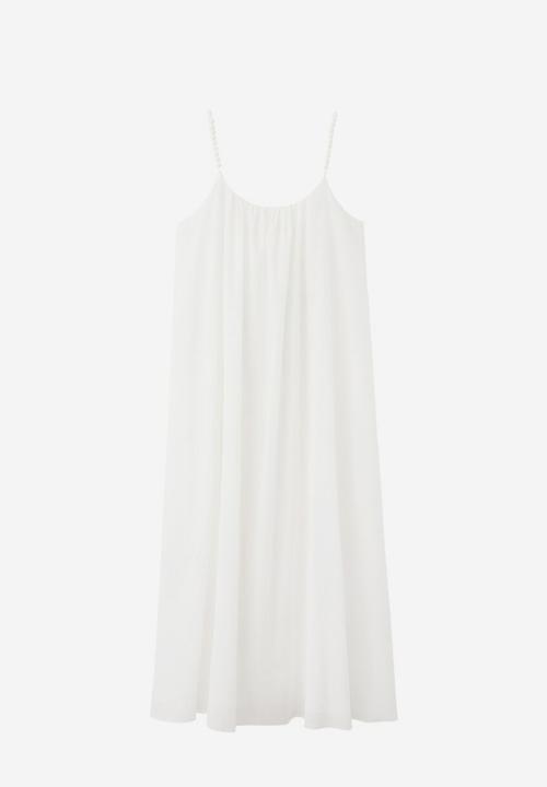 MANGO - Dress bolas - white
