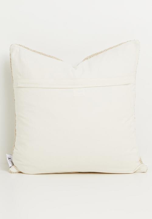 Sixth Floor - Tay Stripe Cotton Woven Cushion Cover - Taupe