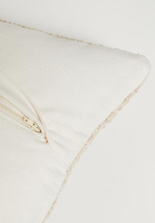 Sixth Floor - Tay Stripe Cotton Woven Cushion Cover - Taupe