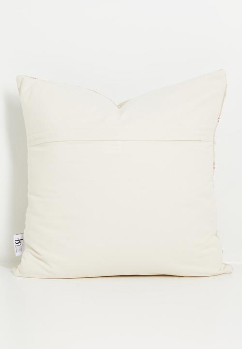 Sixth Floor - Jordan Stripe Cotton Woven Cushion Cover - Rust