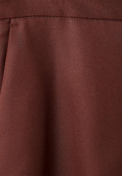 MANGO - Trousers fluid - medium orange
