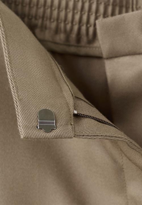 MANGO - Trousers fluid - medium beige