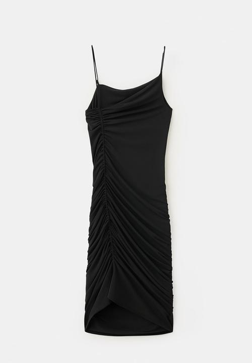 MANGO - Dress rasa - black