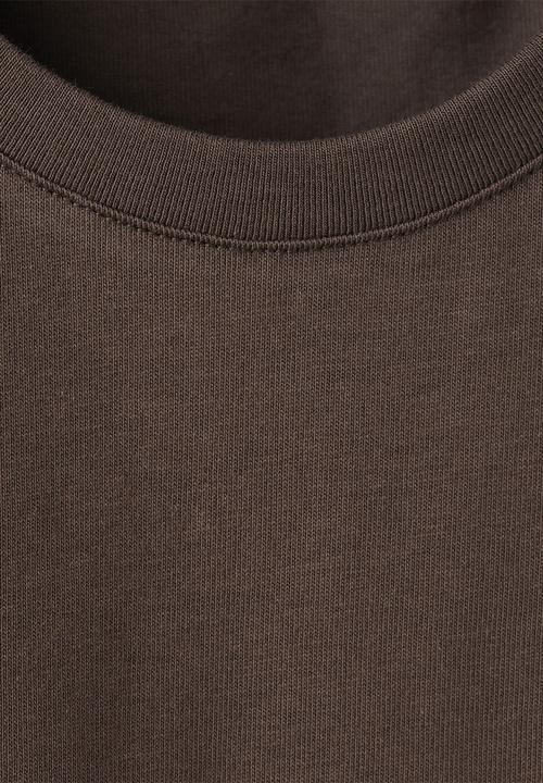 MANGO - T-shirt coffee - brown