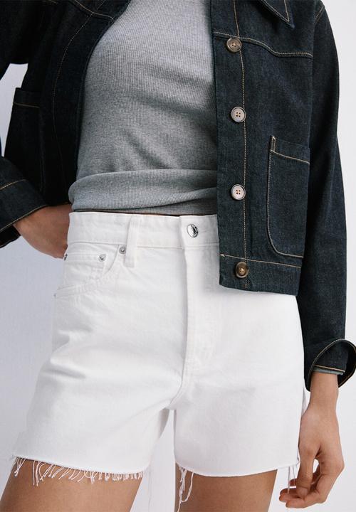 MANGO - Shorts andy - white