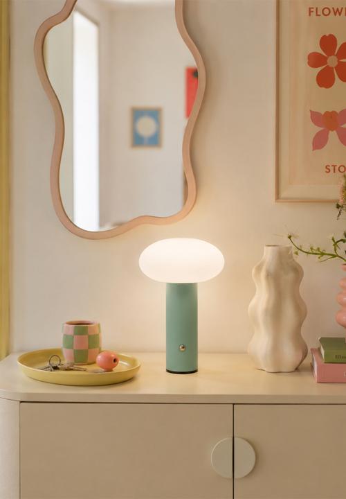 Arc + hue - Oliver Rechargeable LED Lamp - Mint