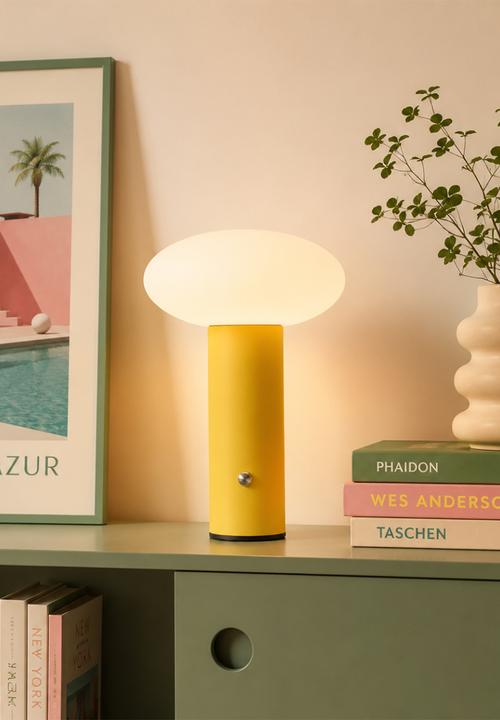 Arc + hue - Oliver Rechargeable LED Lamp - Lemon