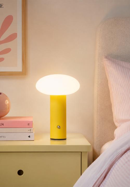 Arc + hue - Oliver Rechargeable LED Lamp - Lemon