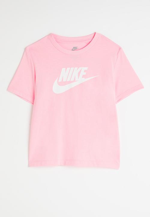 Nike - Nkn Club Tee And Short Set - Medium Soft Pink