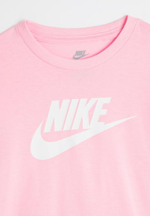 Nike - Nkn Club Tee And Short Set - Medium Soft Pink