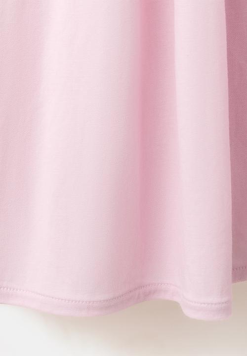 MANGO - Dress smocki - light/pastel pink