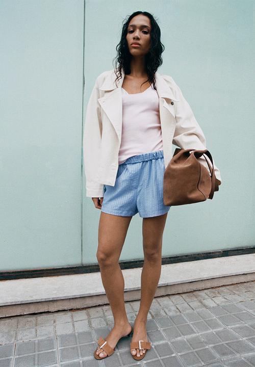 MANGO - Shorts belize - light/pastel blue