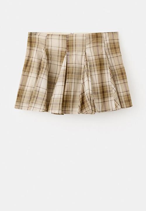 MANGO - Skirt gala - brown