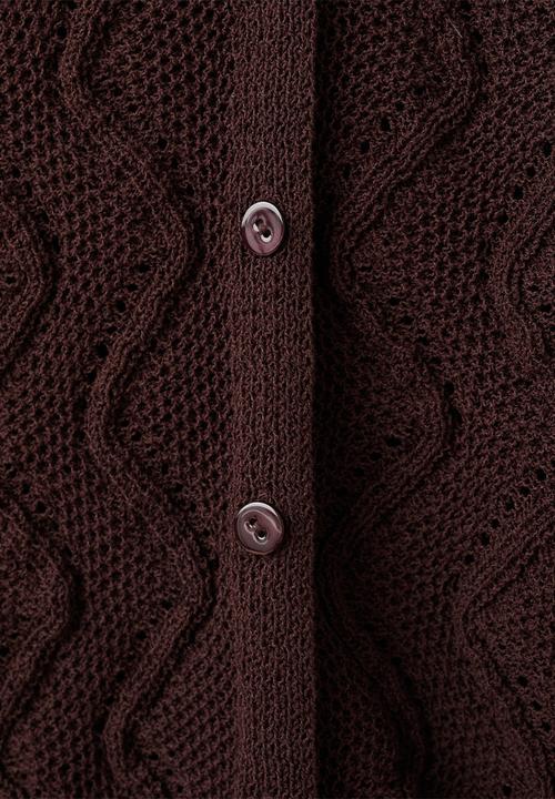 MANGO - Vest sitona - dark brown