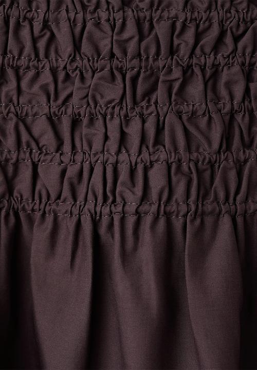 MANGO - Skirt siros - dark brown