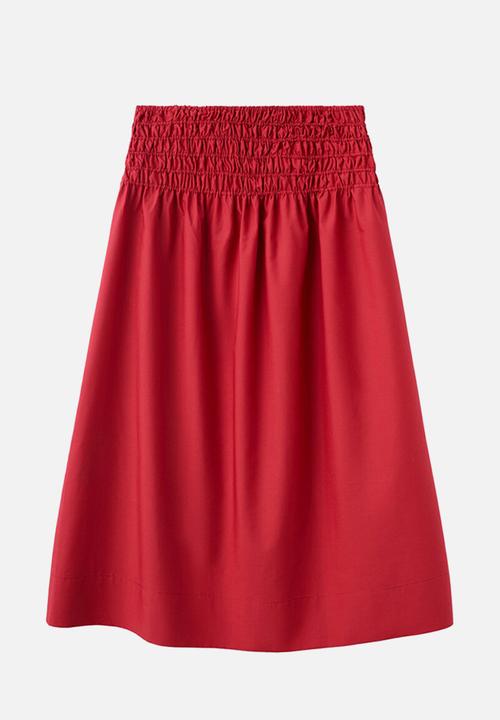 MANGO - Skirt siros - red