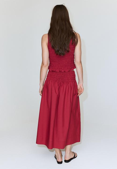MANGO - Skirt siros - red