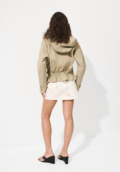 MANGO - Skirt beverly - white
