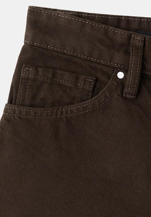 MANGO - Shorts zoey - dark brown