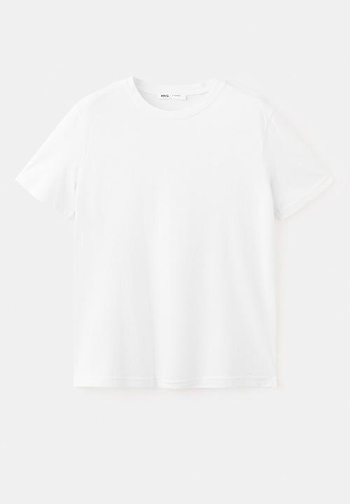 MANGO - Plus t-shirt chals - white
