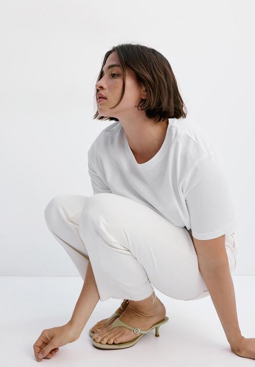 MANGO - Plus t-shirt chals - white
