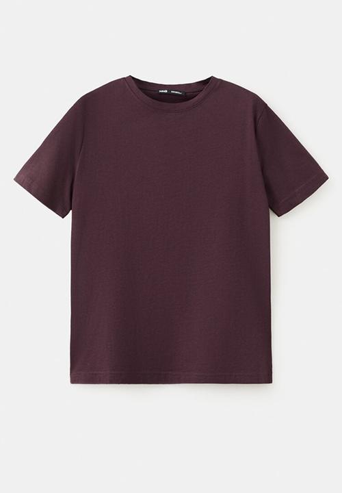 MANGO - Plus t-shirt chals - dark red